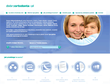 Tablet Screenshot of dobryortodonta.pl